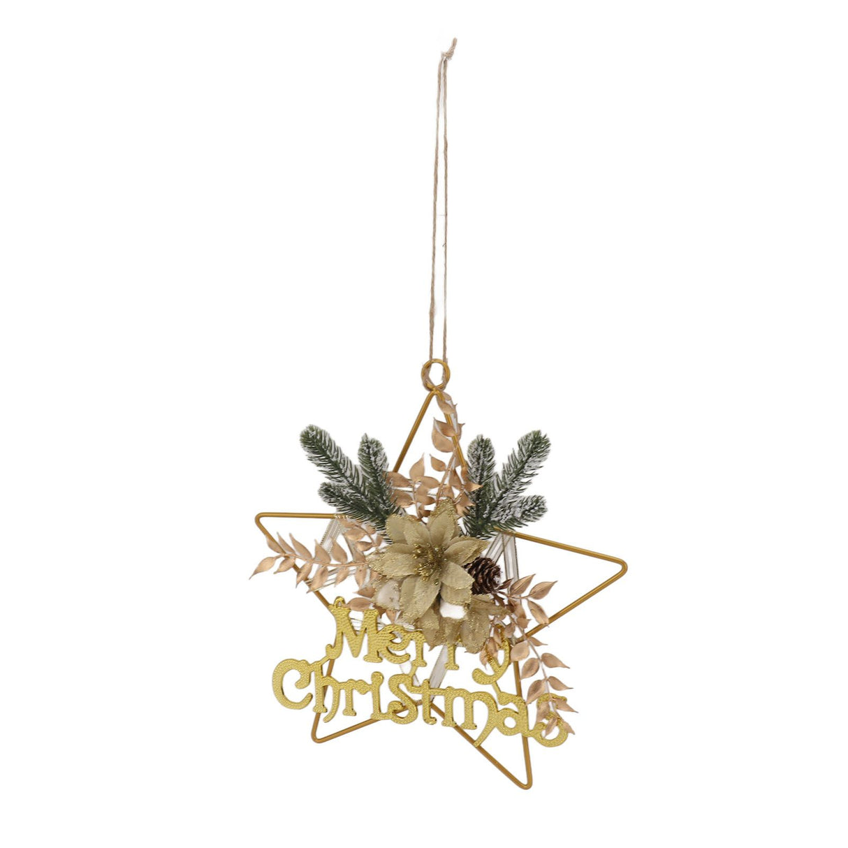 Christmas Hanging Decorative Wreath Handmade Unique Pine Cone Wall Decoration for Birthday Holiday Room Decorations 6127