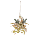 Christmas Hanging Decorative Wreath Handmade Unique Pine Cone Wall Decoration for Birthday Holiday Room Decorations 6127