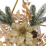 Christmas Hanging Decorative Wreath Handmade Unique Pine Cone Wall Decoration for Birthday Holiday Room Decorations 6127