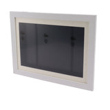 Kids Art Frame Density Board PS Magnetic Front Opening Changeable Artwork Display Frame Holds 50PCS Pictures for Crafts Drawing Schoolwork White