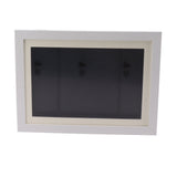Kids Art Frame Density Board PS Magnetic Front Opening Changeable Artwork Display Frame Holds 50PCS Pictures for Crafts Drawing Schoolwork White