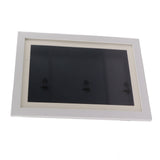 Kids Art Frame Density Board PS Magnetic Front Opening Changeable Artwork Display Frame Holds 50PCS Pictures for Crafts Drawing Schoolwork White