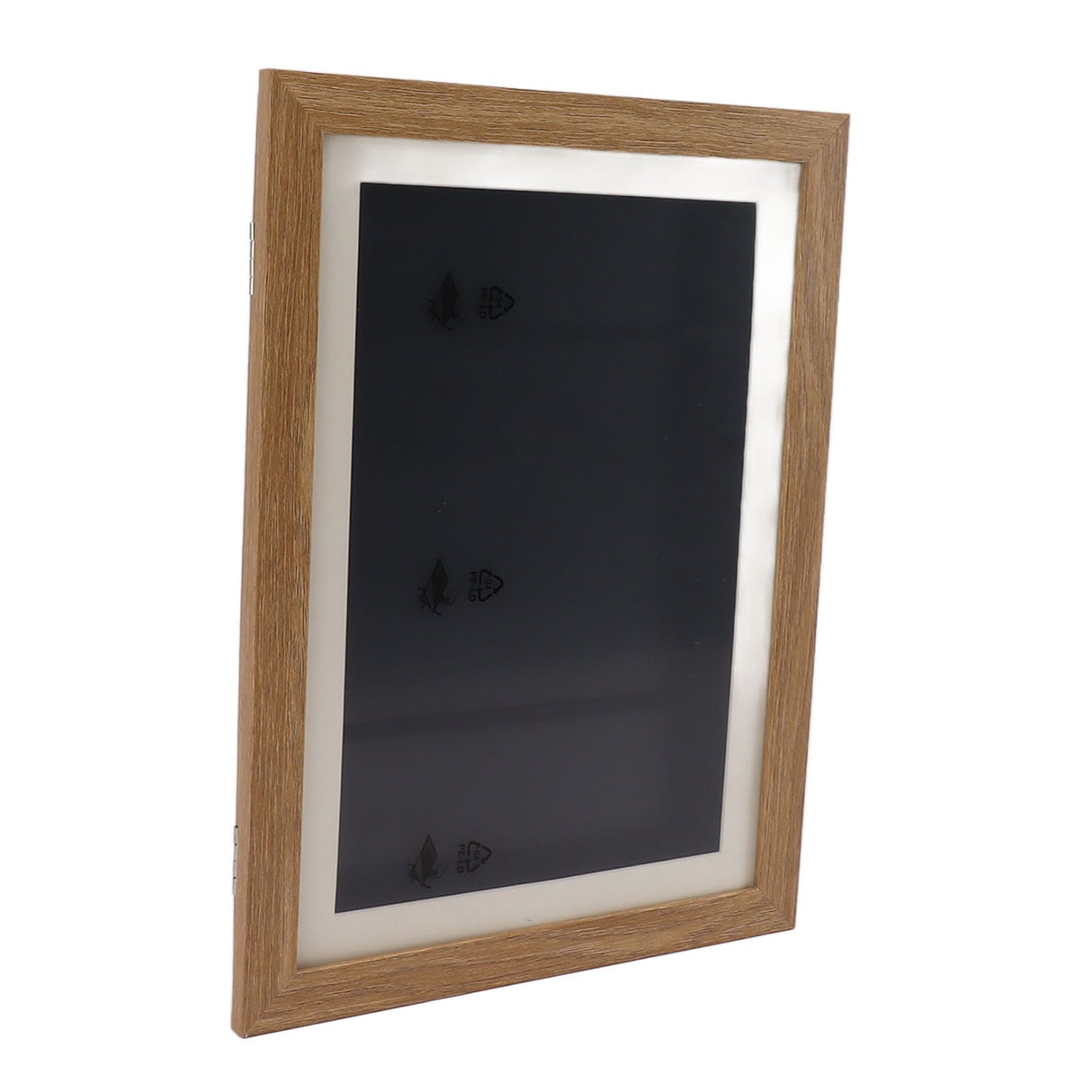 Kids Art Frame Density Board PS Magnetic Front Opening Changeable Artwork Display Frame Holds 50PCS Pictures for Crafts Drawing Schoolwork Brown