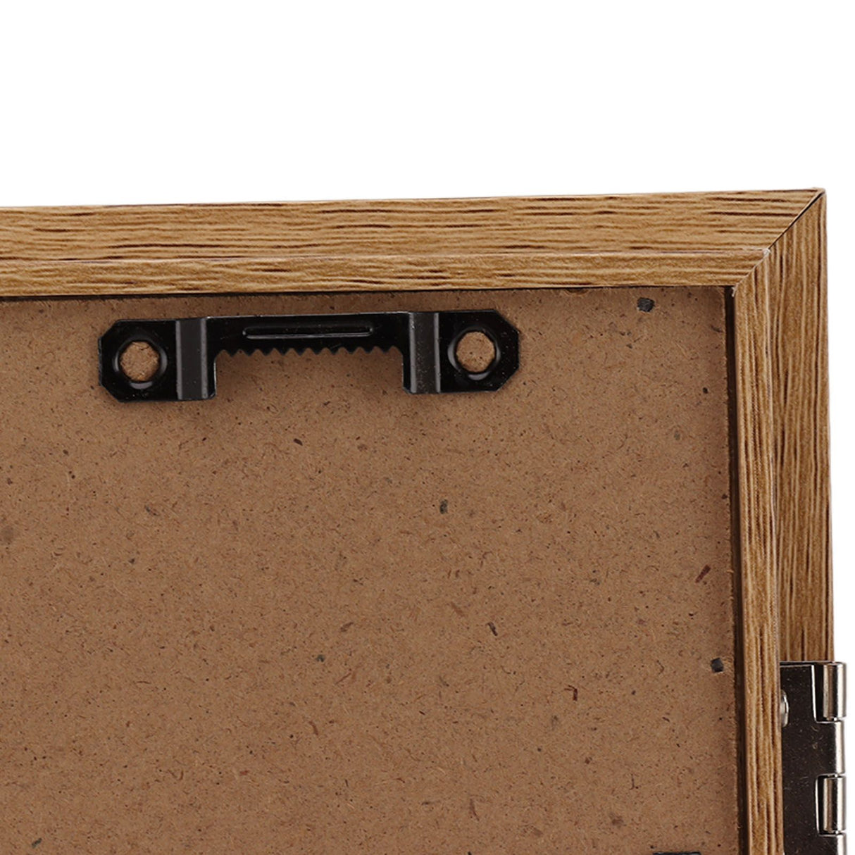 Kids Art Frame Density Board PS Magnetic Front Opening Changeable Artwork Display Frame Holds 50PCS Pictures for Crafts Drawing Schoolwork Brown
