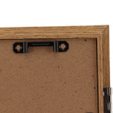 Kids Art Frame Density Board PS Magnetic Front Opening Changeable Artwork Display Frame Holds 50PCS Pictures for Crafts Drawing Schoolwork Brown