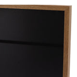 Kids Art Frame Density Board PS Magnetic Front Opening Changeable Artwork Display Frame Holds 50PCS Pictures for Crafts Drawing Schoolwork Brown