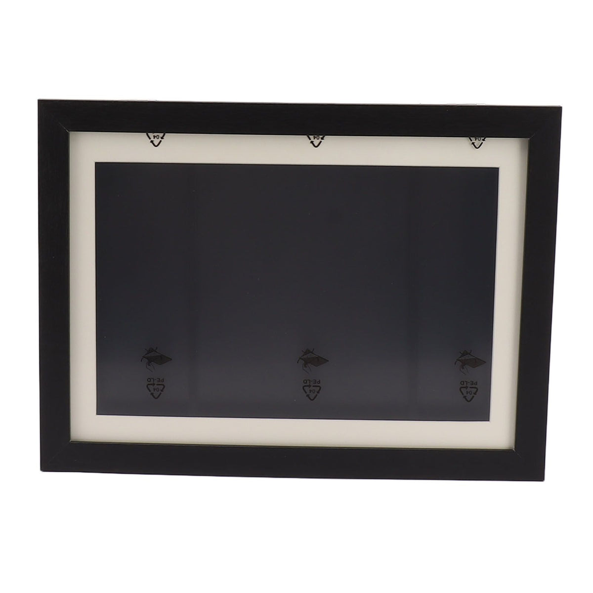 Kids Art Frame Density Board PS Magnetic Front Opening Changeable Artwork Display Frame Holds 50PCS Pictures for Crafts Drawing Schoolwork Black
