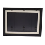 Kids Art Frame Density Board PS Magnetic Front Opening Changeable Artwork Display Frame Holds 50PCS Pictures for Crafts Drawing Schoolwork Black - 45-Degree Angle