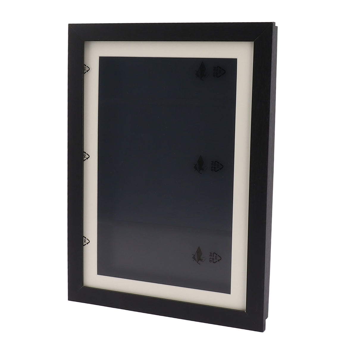 Kids Art Frame Density Board PS Magnetic Front Opening Changeable Artwork Display Frame Holds 50PCS Pictures for Crafts Drawing Schoolwork Black