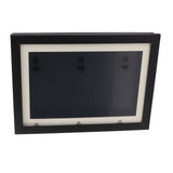 Kids Art Frame Density Board PS Magnetic Front Opening Changeable Artwork Display Frame Holds 50PCS Pictures for Crafts Drawing Schoolwork Black