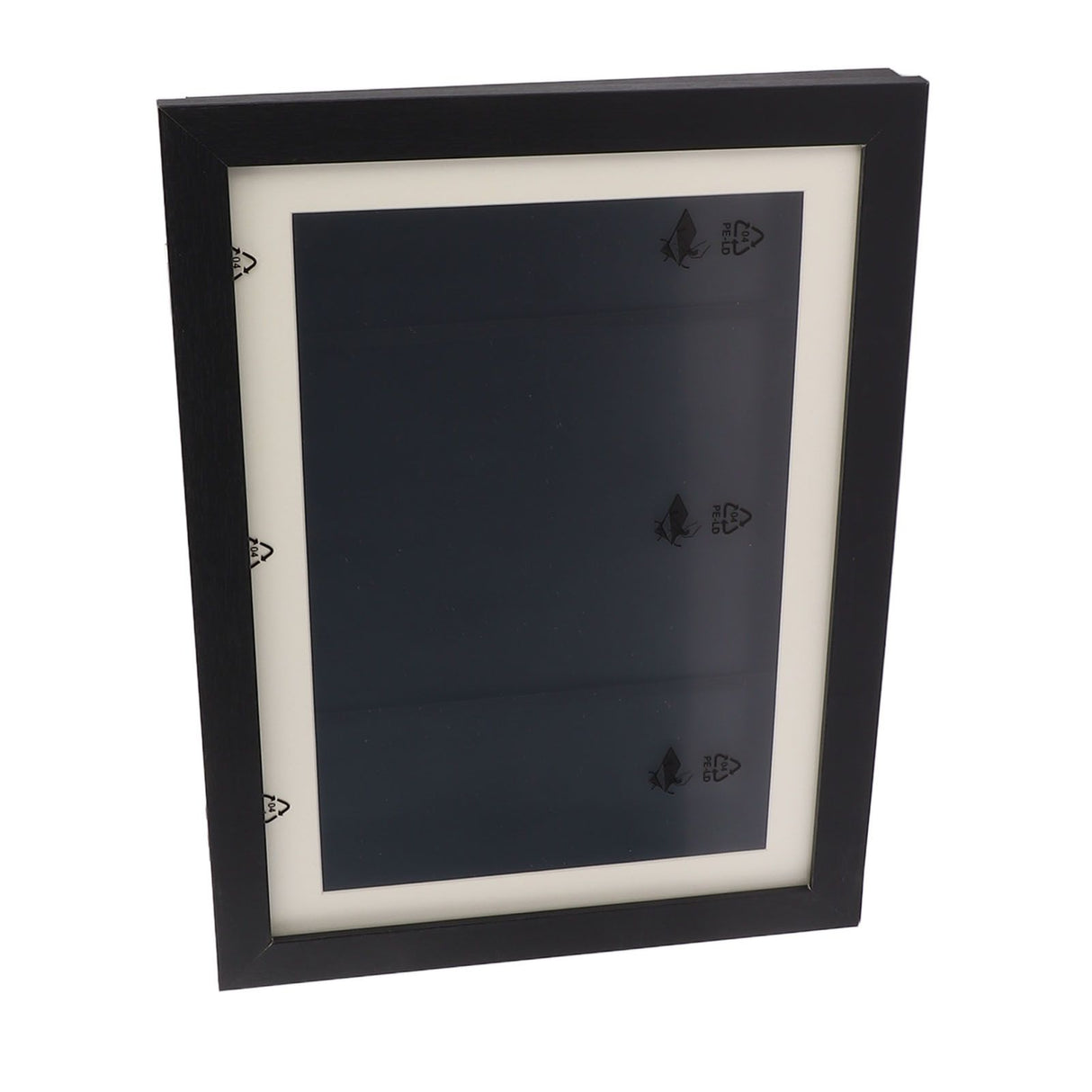 Kids Art Frame Density Board PS Magnetic Front Opening Changeable Artwork Display Frame Holds 50PCS Pictures for Crafts Drawing Schoolwork Black