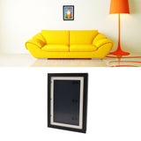 Kids Art Frame Density Board PS Magnetic Front Opening Changeable Artwork Display Frame Holds 50PCS Pictures for Crafts Drawing Schoolwork Black - Extra Image