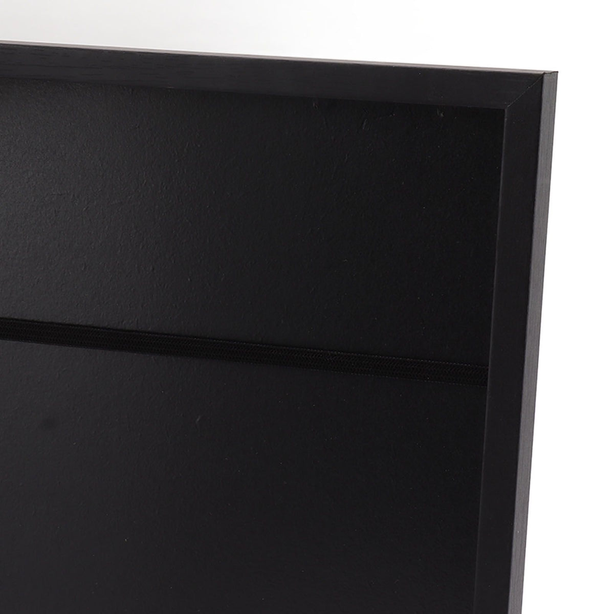 Kids Art Frame Density Board PS Magnetic Front Opening Changeable Artwork Display Frame Holds 50PCS Pictures for Crafts Drawing Schoolwork Black