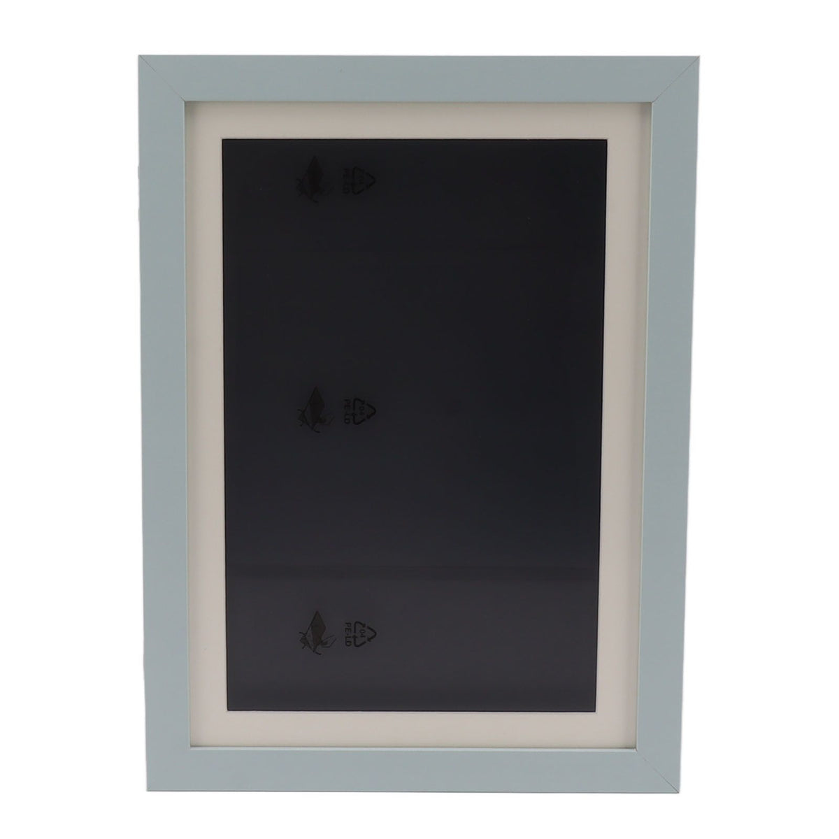 Kids Art Frame Density Board PS Magnetic Front Opening Changeable Artwork Display Frame Holds 50PCS Pictures for Crafts Drawing Schoolwork Blue