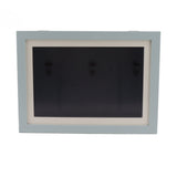 Kids Art Frame Density Board PS Magnetic Front Opening Changeable Artwork Display Frame Holds 50PCS Pictures for Crafts Drawing Schoolwork Blue - 45-Degree Angle
