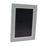 Kids Art Frame Density Board PS Magnetic Front Opening Changeable Artwork Display Frame Holds 50PCS Pictures for Crafts Drawing Schoolwork Blue