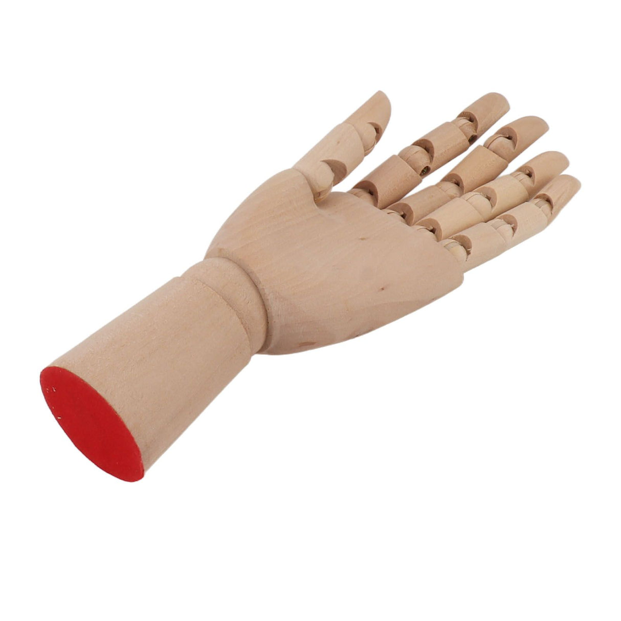 Flexible Wooden Hand Model Moveable Wooden Artists Manikin Hand Figure Hand Model for Sketching Drawing Painting 7116A 0101 Left Hand Small