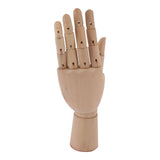Flexible Wooden Hand Model Moveable Wooden Artists Manikin Hand Figure Hand Model for Sketching Drawing Painting 7116A 0101 Left Hand Small - 45-Degree Angle