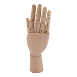 Flexible Wooden Hand Model Moveable Wooden Artists Manikin Hand Figure Hand Model for Sketching Drawing Painting 7116A 0201 Right Hand Small