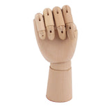 Flexible Wooden Hand Model Moveable Wooden Artists Manikin Hand Figure Hand Model for Sketching Drawing Painting 7116A 0201 Right Hand Small
