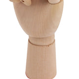 Flexible Wooden Hand Model Moveable Wooden Artists Manikin Hand Figure Hand Model for Sketching Drawing Painting 7116A 0201 Right Hand Small