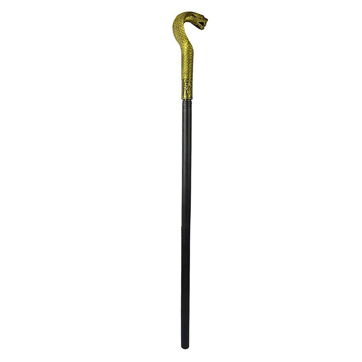 Mystical Pharaoh Accessory Ancient Egyptian Style Staff Scepter Costume Accessory Prop for Halloween Dress Up Parties Golden Snake Head