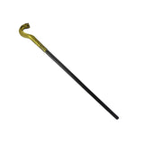 Mystical Pharaoh Accessory Ancient Egyptian Style Staff Scepter Costume Accessory Prop for Halloween Dress Up Parties Golden Snake Head - Side View