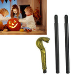 Mystical Pharaoh Accessory Ancient Egyptian Style Staff Scepter Costume Accessory Prop for Halloween Dress Up Parties Golden Snake Head - Extra Image
