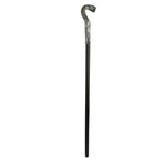 Mystical Pharaoh Accessory Ancient Egyptian Style Staff Scepter Costume Accessory Prop for Halloween Dress Up Parties Silver Snake Head