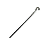 Mystical Pharaoh Accessory Ancient Egyptian Style Staff Scepter Costume Accessory Prop for Halloween Dress Up Parties Silver Snake Head