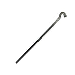 Mystical Pharaoh Accessory Ancient Egyptian Style Staff Scepter Costume Accessory Prop for Halloween Dress Up Parties Silver Snake Head