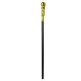 Mystical Pharaoh Accessory Ancient Egyptian Style Staff Scepter Costume Accessory Prop for Halloween Dress Up Parties Golden Round Head
