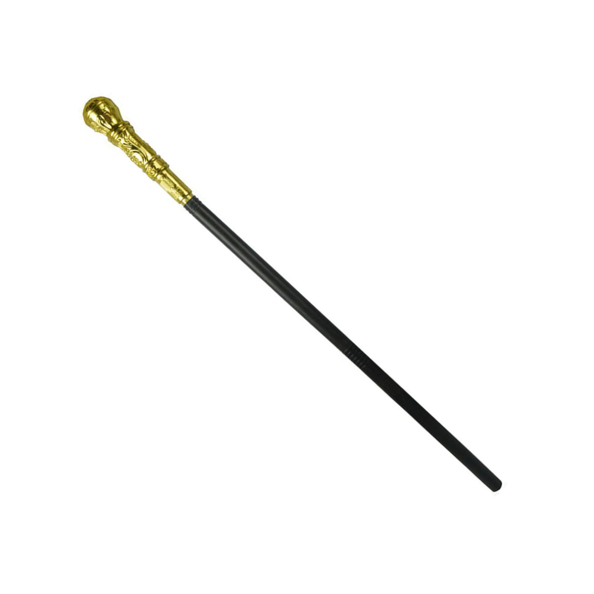 Mystical Pharaoh Accessory Ancient Egyptian Style Staff Scepter Costume Accessory Prop for Halloween Dress Up Parties Golden Round Head