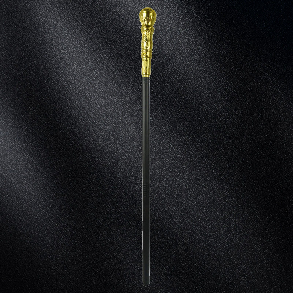 Mystical Pharaoh Accessory Ancient Egyptian Style Staff Scepter Costume Accessory Prop for Halloween Dress Up Parties Golden Round Head