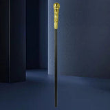 Mystical Pharaoh Accessory Ancient Egyptian Style Staff Scepter Costume Accessory Prop for Halloween Dress Up Parties Golden Round Head - Rear View