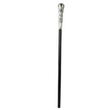 Mystical Pharaoh Accessory Ancient Egyptian Style Staff Scepter Costume Accessory Prop for Halloween Dress Up Parties Silver Round Head