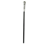 Mystical Pharaoh Accessory Ancient Egyptian Style Staff Scepter Costume Accessory Prop for Halloween Dress Up Parties Silver Round Head