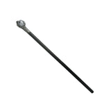 Mystical Pharaoh Accessory Ancient Egyptian Style Staff Scepter Costume Accessory Prop for Halloween Dress Up Parties Golden Bronze Round Head