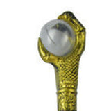 Mystical Pharaoh Accessory Ancient Egyptian Style Staff Scepter Costume Accessory Prop for Halloween Dress Up Parties Golden Claw
