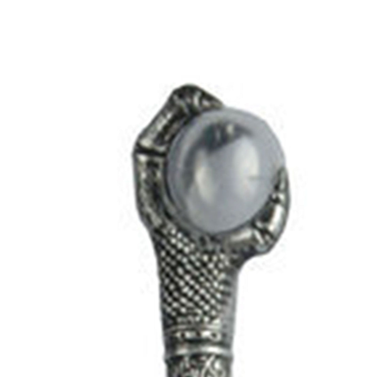 Mystical Pharaoh Accessory Ancient Egyptian Style Staff Scepter Costume Accessory Prop for Halloween Dress Up Parties Silver Claw