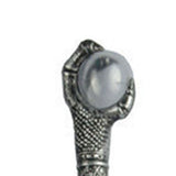 Mystical Pharaoh Accessory Ancient Egyptian Style Staff Scepter Costume Accessory Prop for Halloween Dress Up Parties Silver Claw
