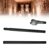 Mystical Pharaoh Accessory Ancient Egyptian Style Staff Scepter Costume Accessory Prop for Halloween Dress Up Parties Silver Claw