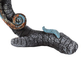 Chameleon Statue Sculpture Resin Chameleon Wild Animal Figurine Ornament for Home Desktop Decoration