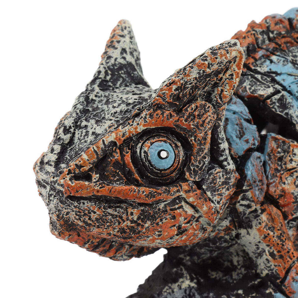 Chameleon Statue Sculpture Resin Chameleon Wild Animal Figurine Ornament for Home Desktop Decoration