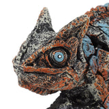 Chameleon Statue Sculpture Resin Chameleon Wild Animal Figurine Ornament for Home Desktop Decoration
