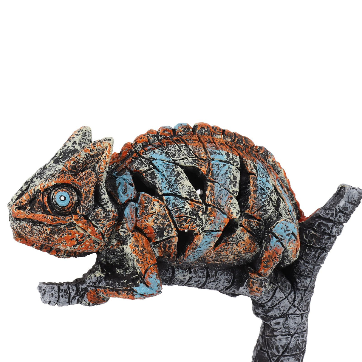 Chameleon Statue Sculpture Resin Chameleon Wild Animal Figurine Ornament for Home Desktop Decoration