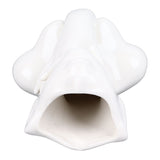 Female Face Vase Nordic Style Elegant Flower Vase Smoothly Ceramic Flower Vase Decoration for Living Room Garden - Extra Image