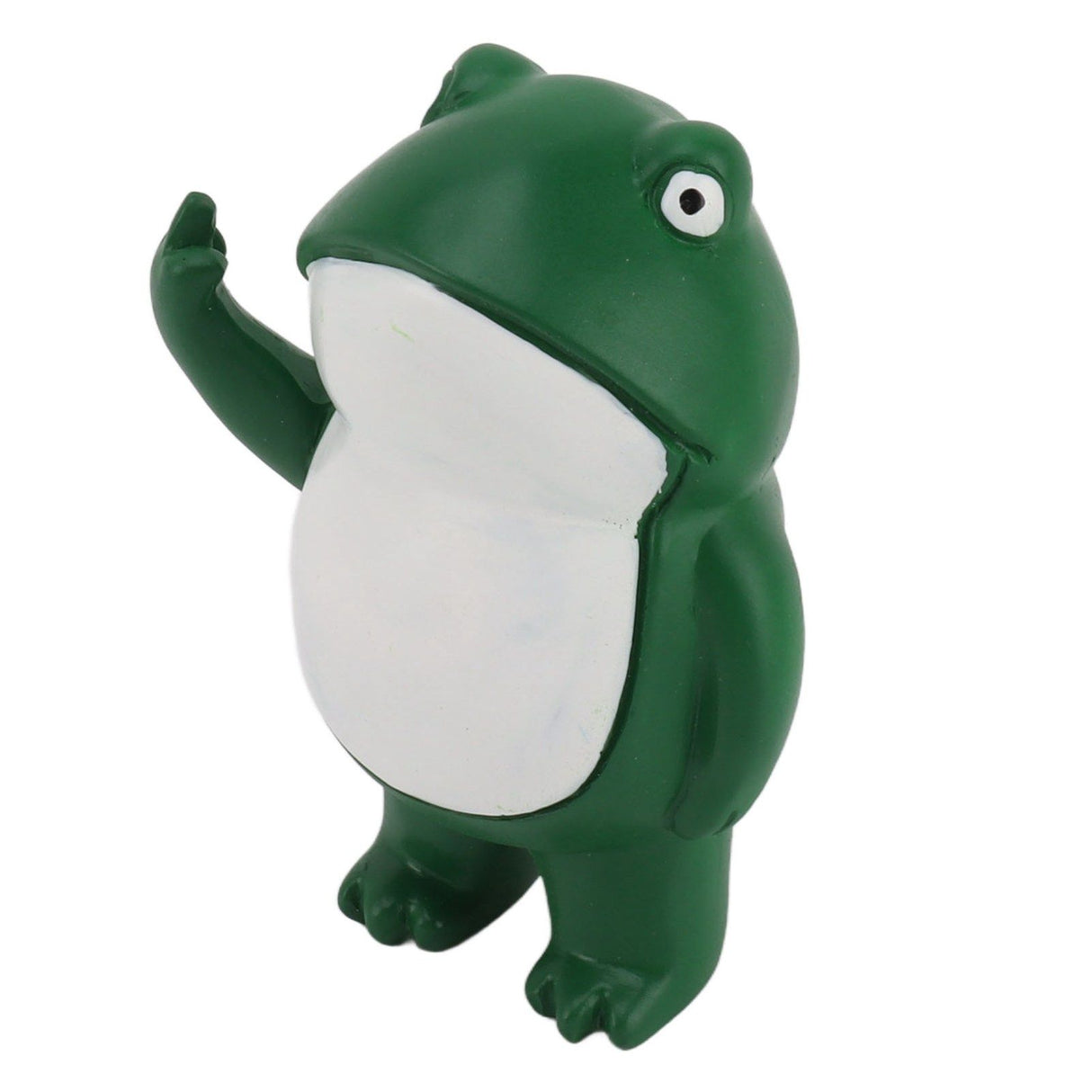 Rebellious Frog Figurine Middle Finger Frog Resin Ornament Frog Craft Decoration Sculpture for Home Office Desktop