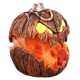 20cm Voice Activated Pumpkin Lifting Lighting Pumpkin Decoration for Indoor Lawn Table Halloween Haunted House - Side View
