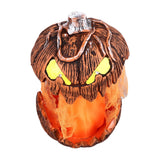 20cm Voice Activated Pumpkin Lifting Lighting Pumpkin Decoration for Indoor Lawn Table Halloween Haunted House - Low Angle